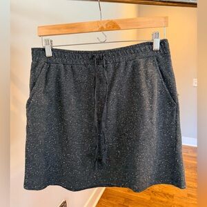 LOFT Charcoal Speckled skirt